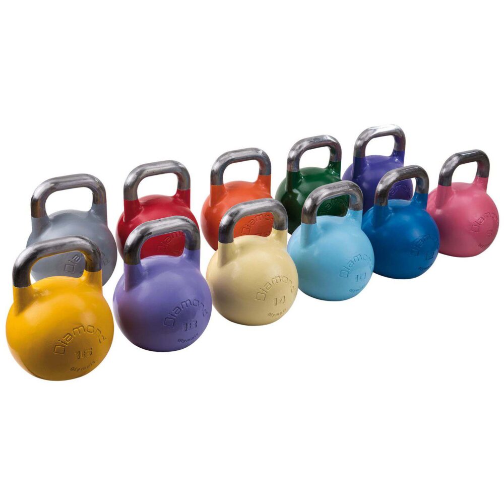 DIAMOND KETTLEBELL OLIMPICA IN ACCIAIO